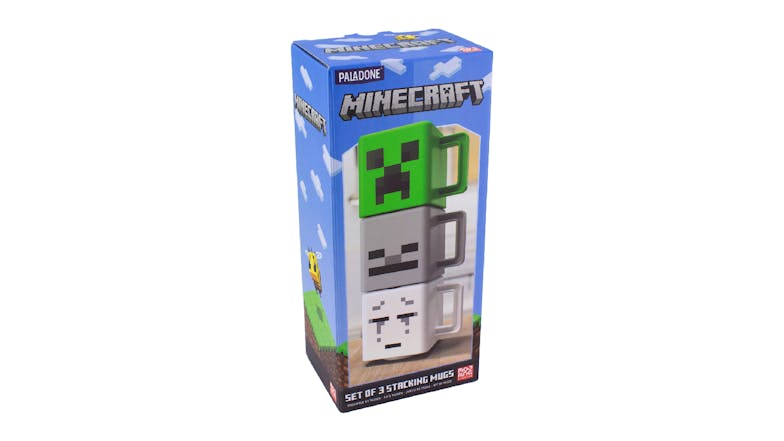 Paladone Novelty Stacking Mug Set 3pcs. - Minecraft Mobs