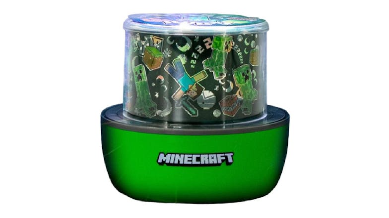Paladone Licensed Projection Light with Warmth Toggle, Projection Sheets - Minecraft