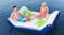 TSB Living Hydro-Force Chill Splash Inflatable Island 2.21 x 1.74cm