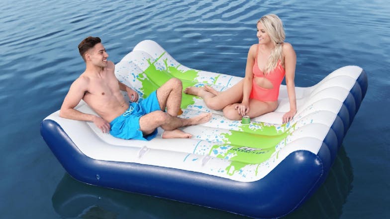 TSB Living Hydro-Force Chill Splash Inflatable Island 2.21 x 1.74cm