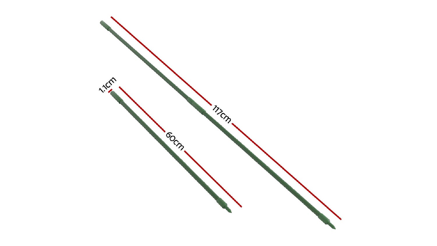 Greenfingers Metal Plant Support Stakes 1.6 x 92cm 24pcs.