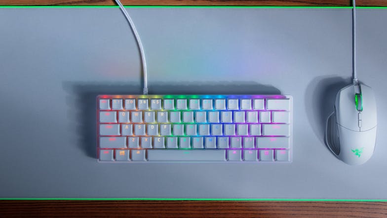 Razer Huntsman Mini Optical Gaming Keyboard - Clicky Purple Switch (Mercury Edition)