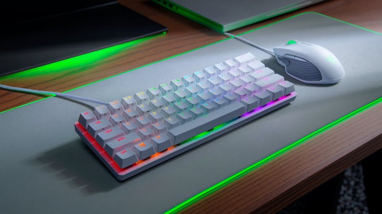 Razer Huntsman Mini Optical Gaming Keyboard - Clicky Purple Switch (Mercury Edition)