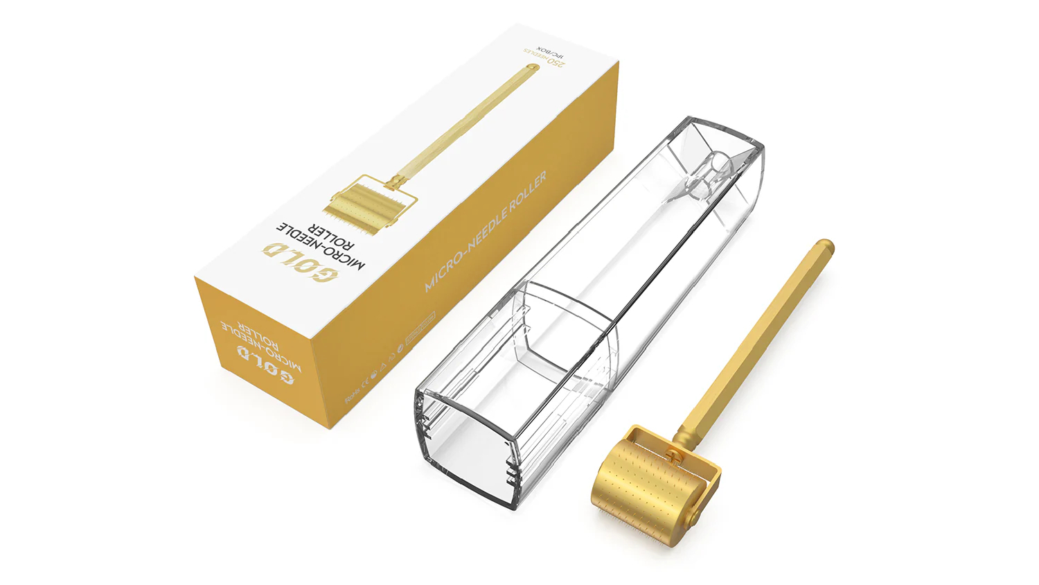 Dr. Pen Gold-Plated Lux Derma Roller - 0.5mm