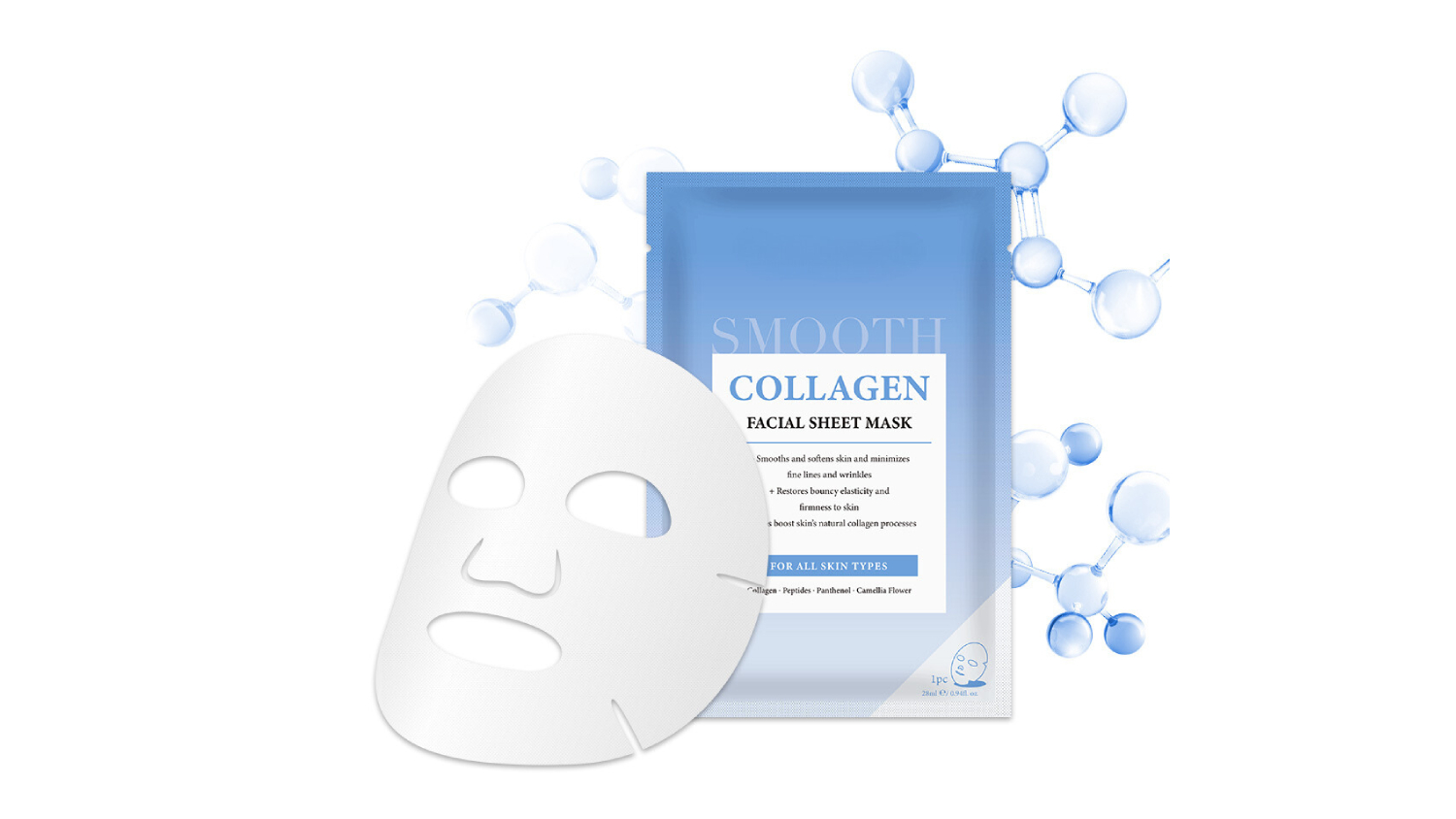 Dr. Pen 4D Collagen Firming Face Mask 4pcs.