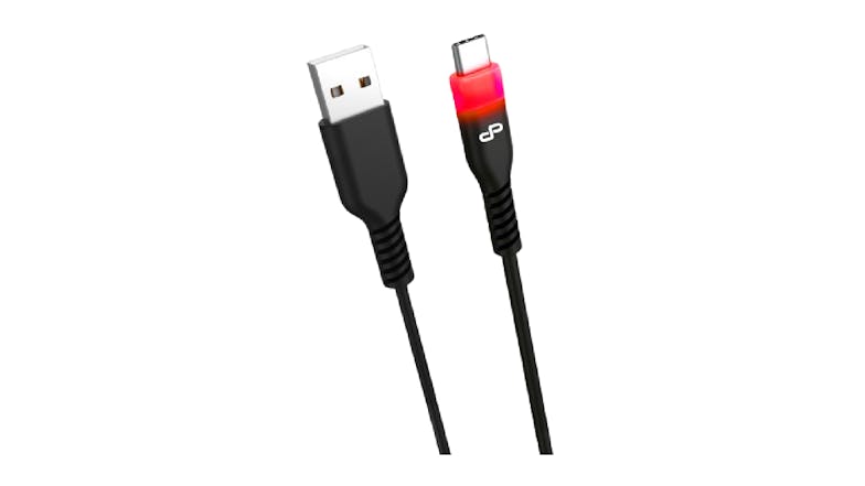 PowerPlay USB to USB-C Charging Cable for Nintendo Switch with LED Indicator Light 3m