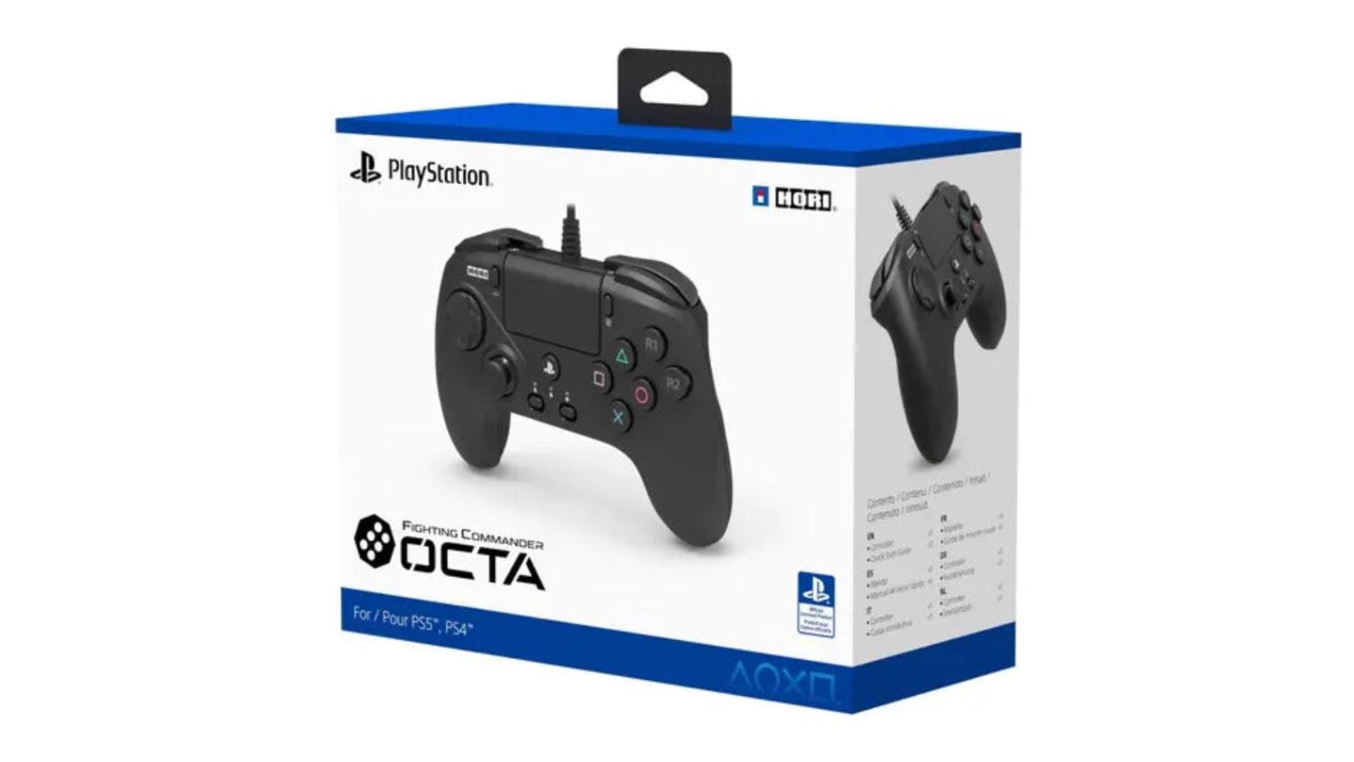 Hori Fighing Commander OCTA Specialty Controller for Playstation 5 - Black