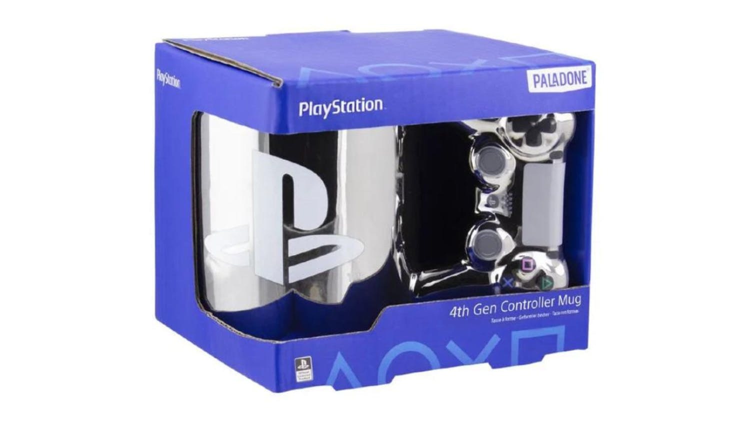 Paladone Novelty Shaped Mug - Playstation 4/Silver