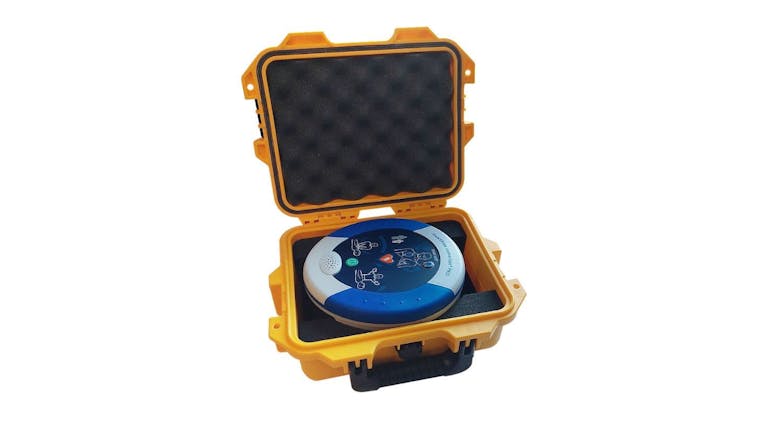 Pelican Storm Defibrillator Case for HeartSine AED - Yellow