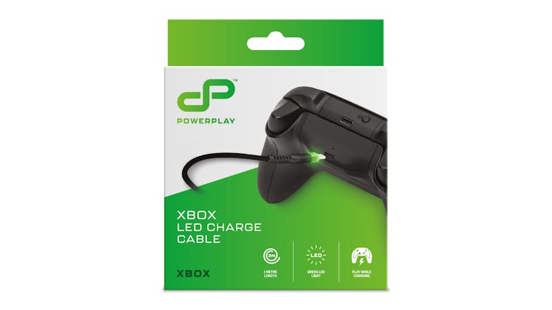 PowerPlay USB to USB-C Charging Cable for Xbox X/S with LED Indicator Light 3m