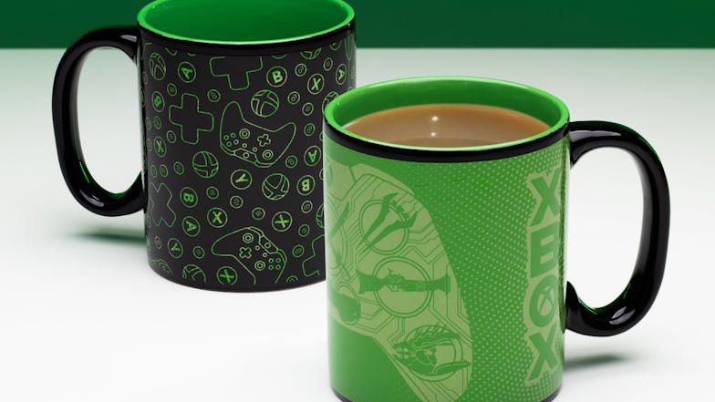 Paladone Novelty Heat-Reactive Mug - Xbox Symbols