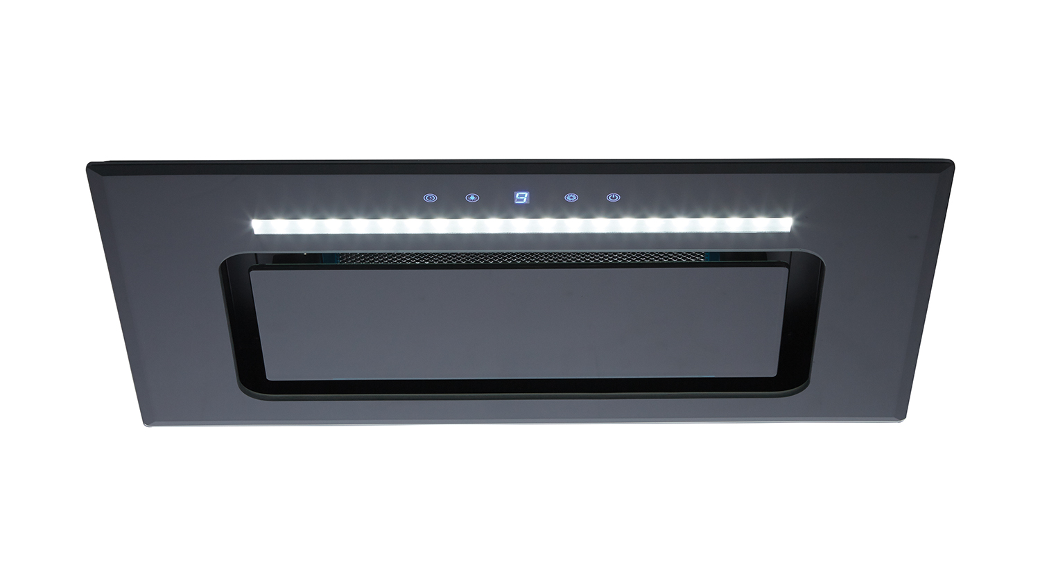Euromaid 52cm Undermount Integrated Rangehood - Black Glass (UCG52B)
