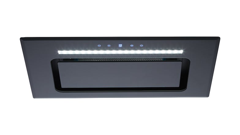 Euromaid 52cm Undermount Integrated Rangehood - Black Glass (UCG52B)