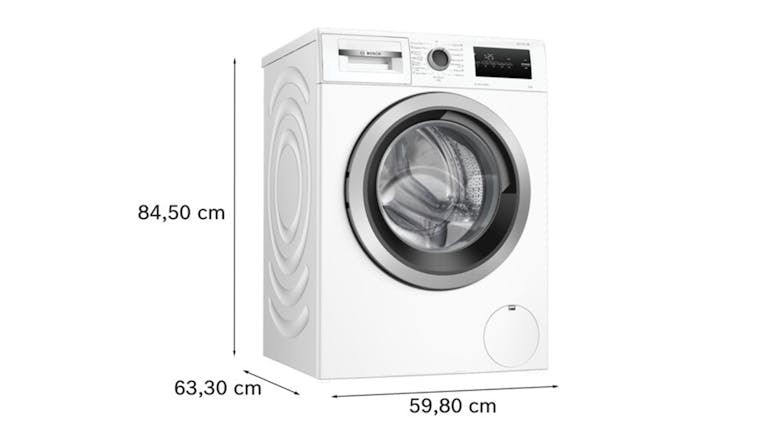 Bosch 9kg 11 Program Front Loading Washing Machine - White (Series 4/WAN24126AU)