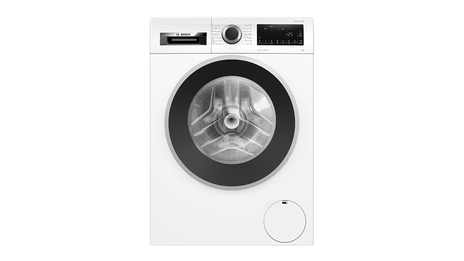 Bosch 9kg Front Loading Washing Machine with 14 Programs - White (WGG244Z9AU)