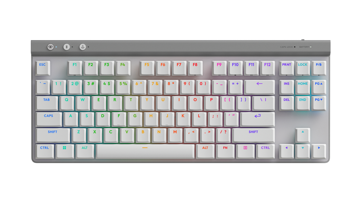 Logitech G515 LIGHTSPEED Wireless Mechanical Gaming Keyboard - White (TKL, Tactile)