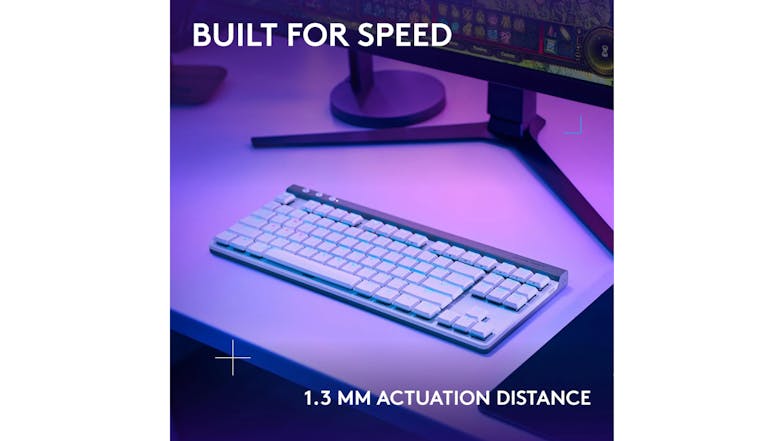 Logitech G515 LIGHTSPEED Wireless Mechanical Gaming Keyboard - White (TKL, Tactile)