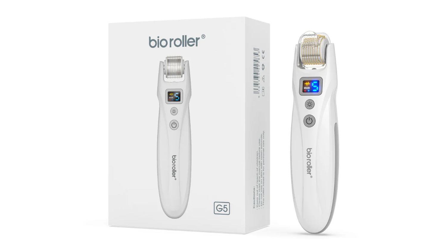 Dr. Pen Bio Roller G5 Rechargable Multi-Function Derma Roller with 0.5mm Roller 2pcs.