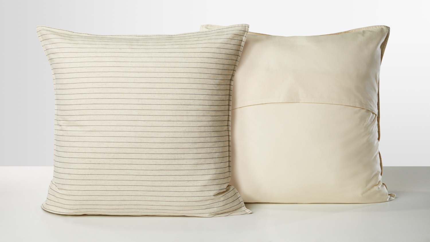 St Ives Grey European Pillowcase by L'Avenue