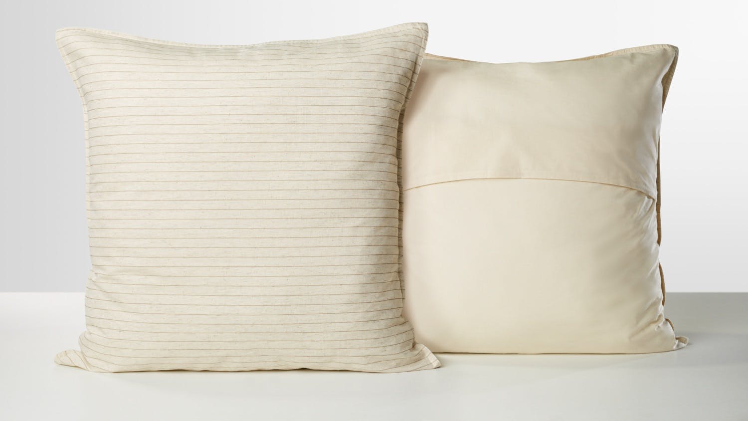 St Ives Natural European Pillowcase by L'Avenue