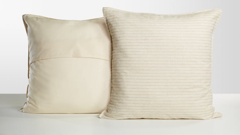 St Ives Natural European Pillowcase by L'Avenue