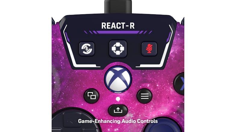 Turtle Beach React-R Wired Controller for Xbox Series X|S/One/Windows - Nebula