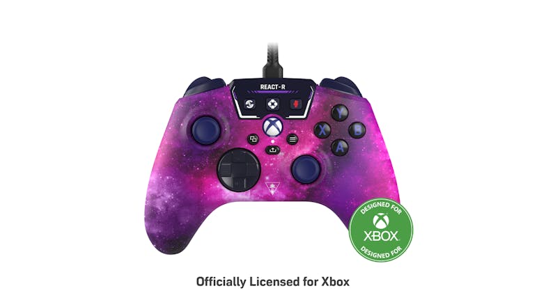 Turtle Beach React-R Wired Controller for Xbox Series X|S/One/Windows - Nebula