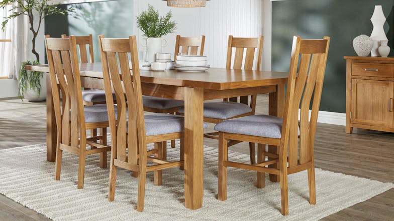 Saigon 7 Piece Extension Dining Suite