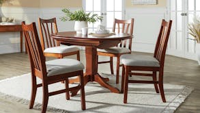 Waihi 5 Piece Oval Extension Dining Suite