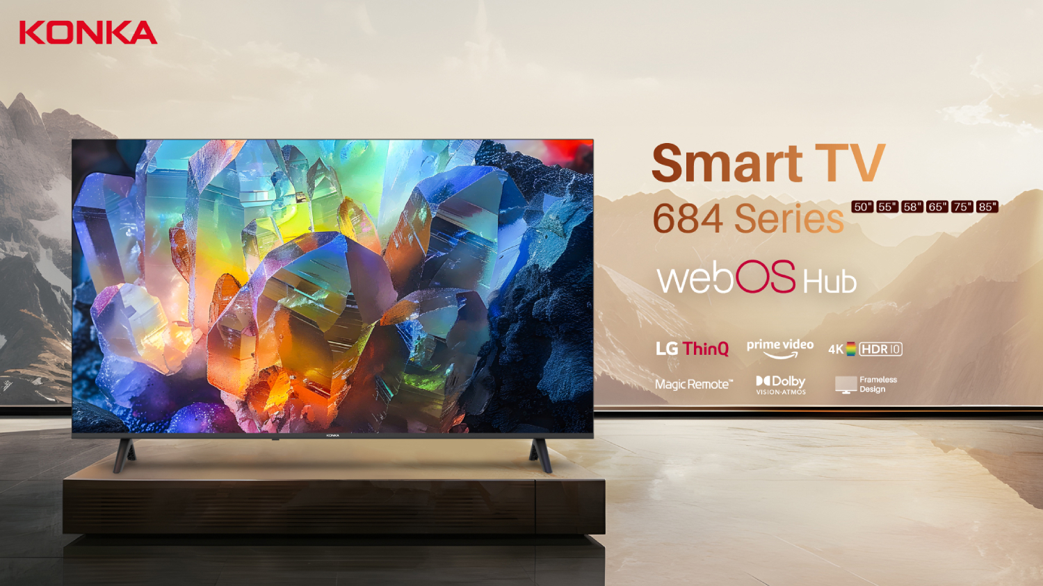 Konka 55" Smart 4K Google UHD TV (2024)