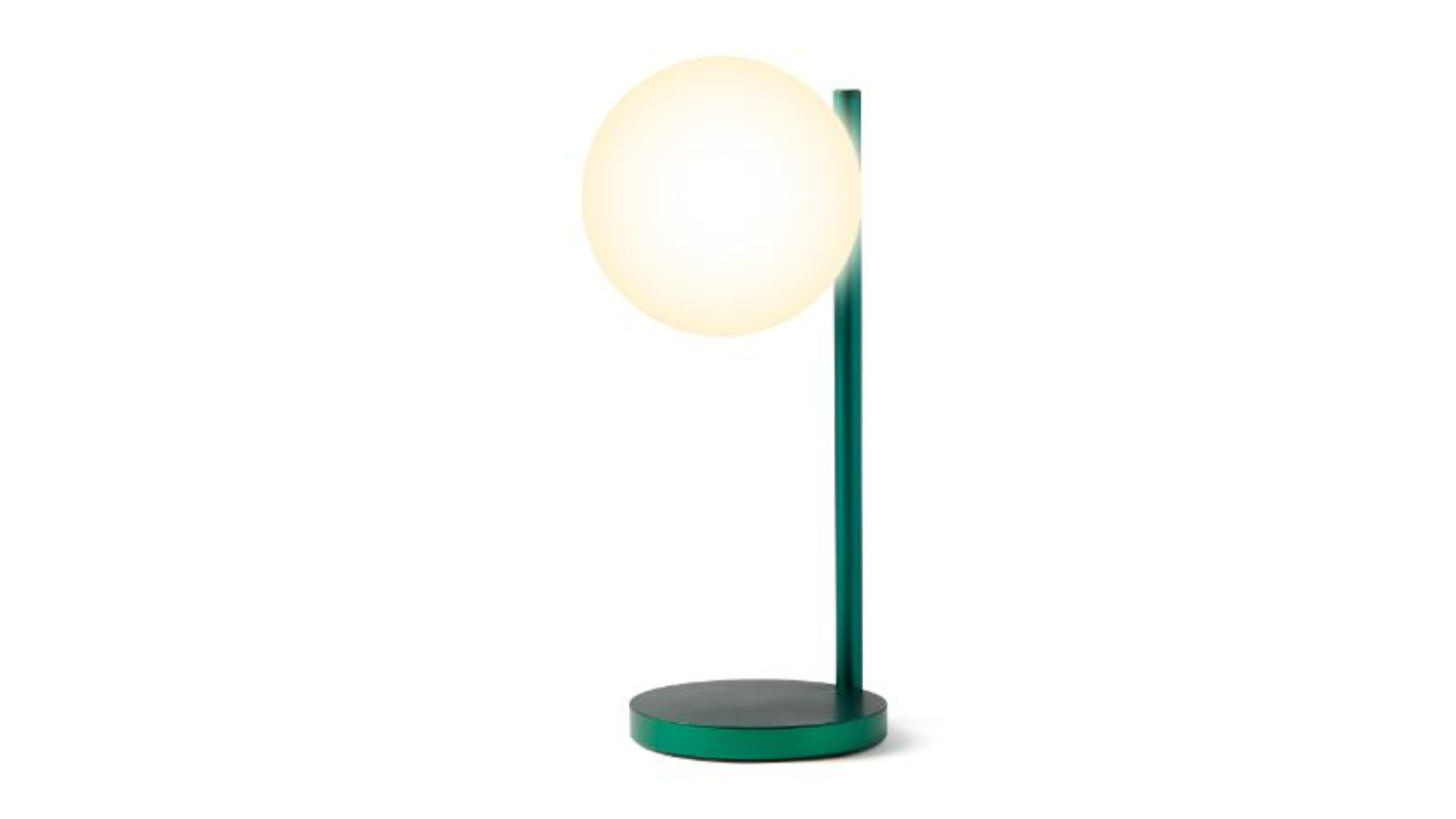 Lexon Bubble Desk Lamp with Wireless Charging - Dark Green