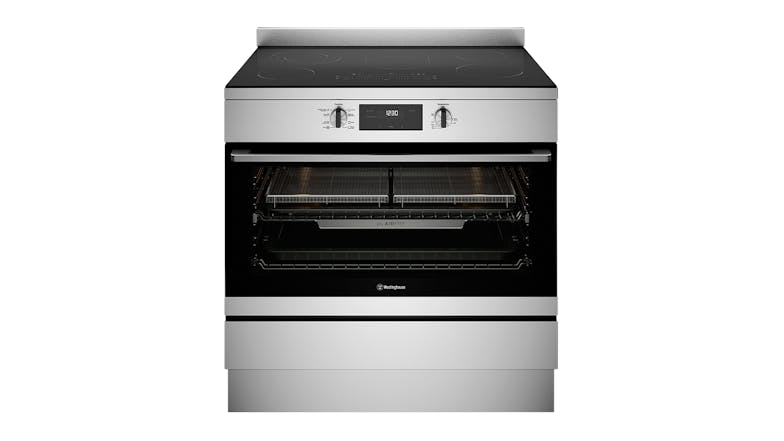 Westinghouse 90cm Freestanding Oven with Ceramic Cooktop - Stainless Steel (WFE9546SD)