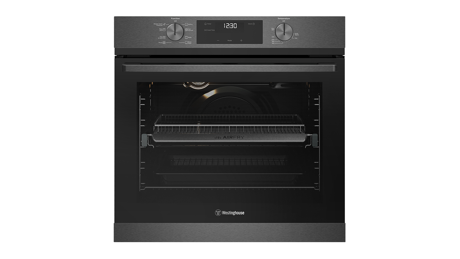 Westinghouse 60cm 8 Function Built-In Oven - Dark Stainless Steel (WVE6516DD)