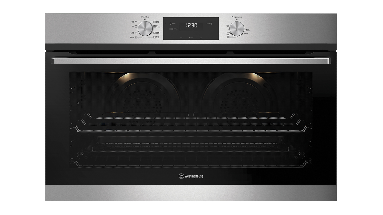 Westinghouse 90cm 8 Function Built-In Large Oven - Stainless Steel (WVE9515SD)