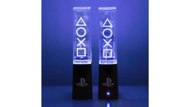 Paladone Themed Dancing Water Lamp Light Set 2pcs. - Playstation Symbols