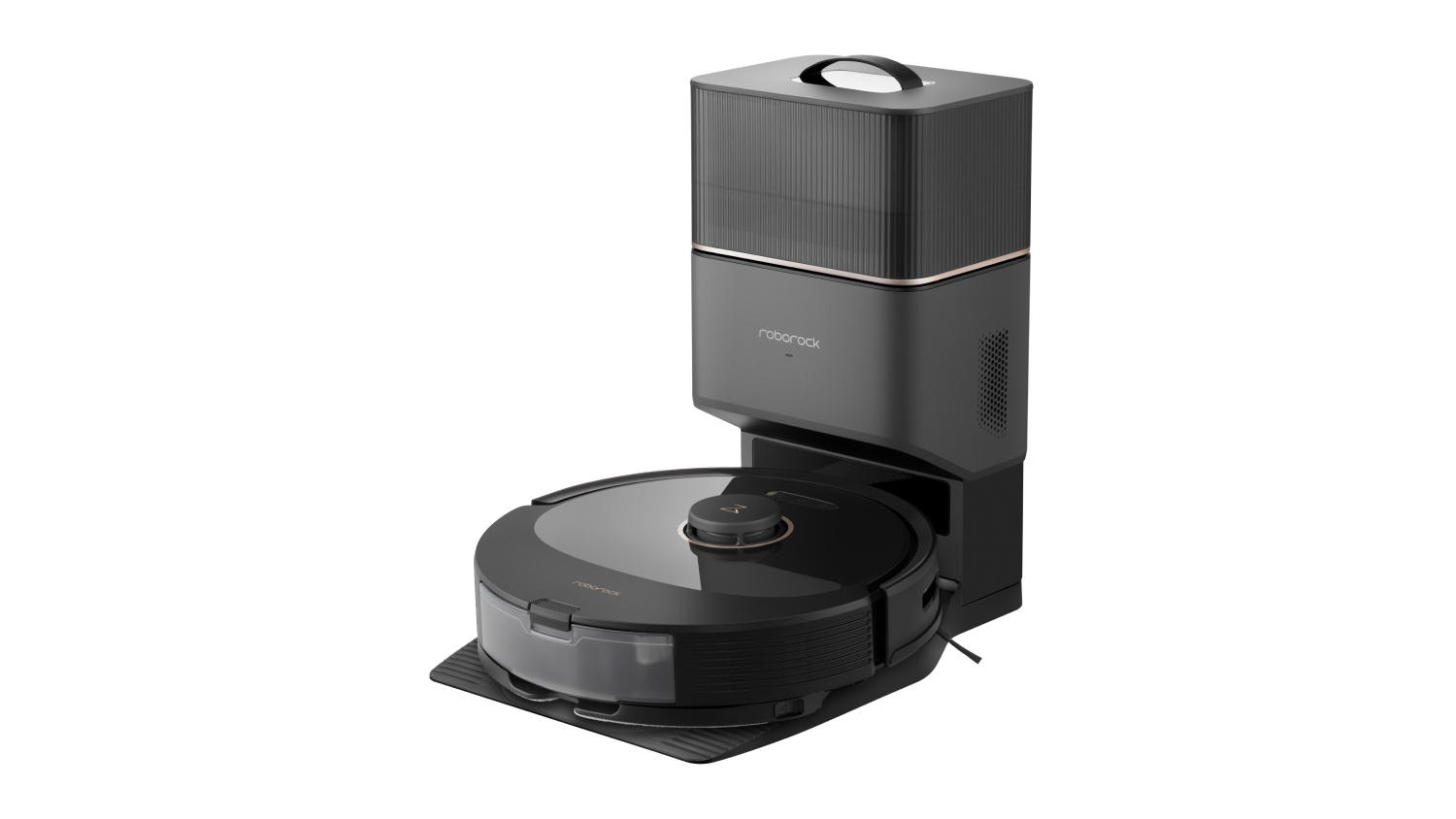 Roborock Q8 Max+ Robotic Vacuum & Mop with Docking Station Black