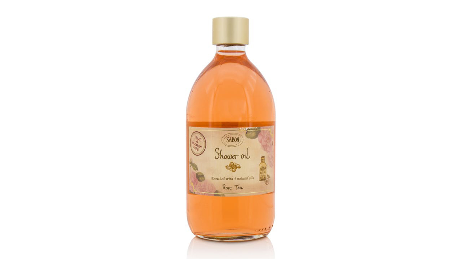 Sabon Shower Oil - Rose Tea - 500ml/17.59oz