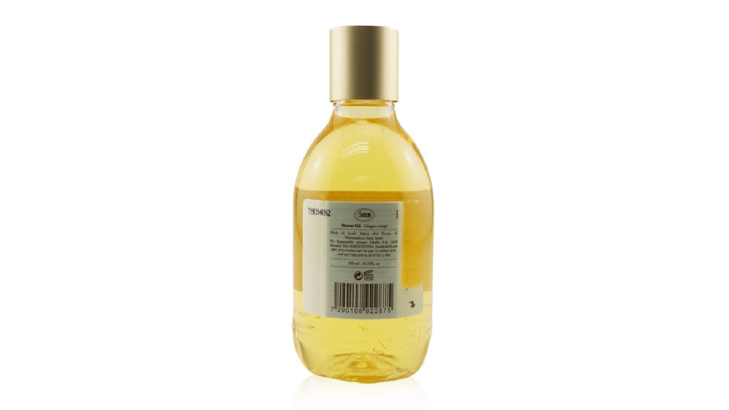 Sabon Shower Oil - Ginger Orange (Plastic Bottle) - 300ml/10.5oz
