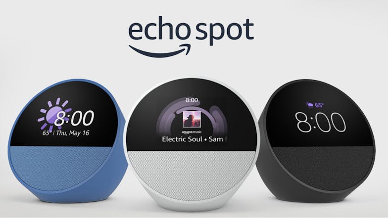 Amazon Echo Spot Smart Speaker with 2.8" Display - Black