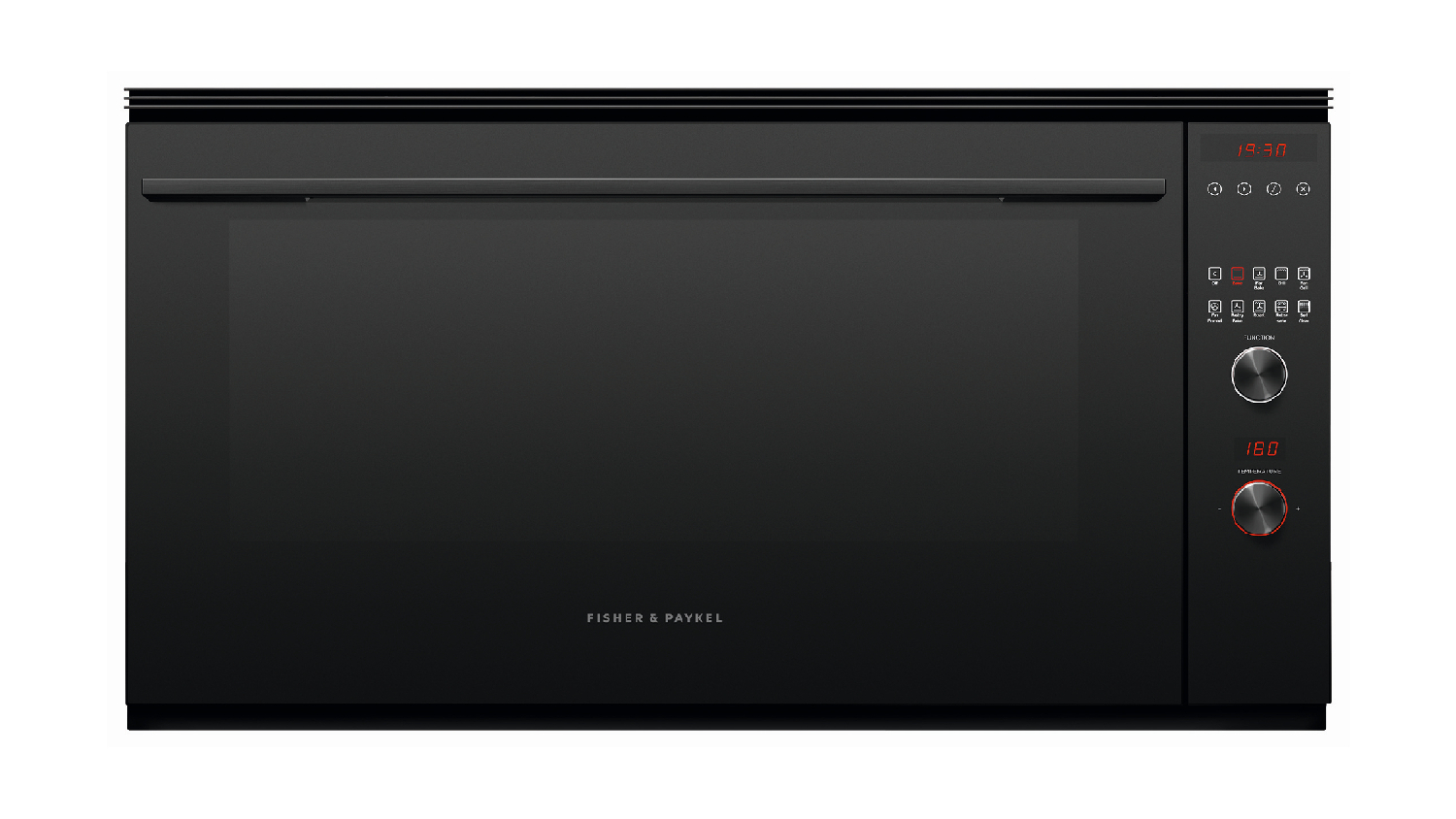 Fisher & Paykel 90cm 9 Function Built-In Large Oven - Black (Series 9/OB90S9MEPB1)