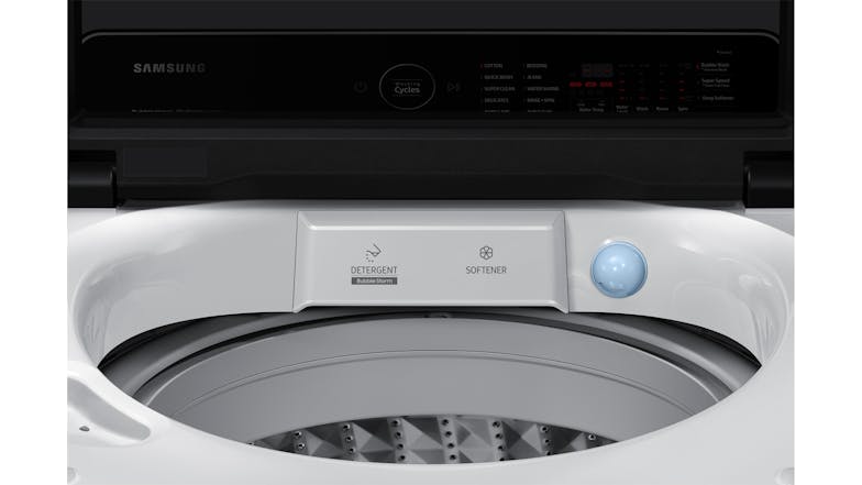 Samsung 9kg 10 Program Top Loading Washing Machine - White (BubbleWash/WA90CG6745BWSA)