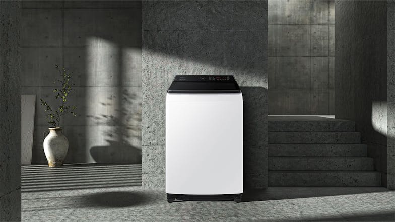 Samsung 9kg 10 Program Top Loading Washing Machine - White (BubbleWash/WA90CG6745BWSA)