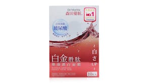 Dr. Morita Platinum Whitening Essence Facial Mask - 10pcs.