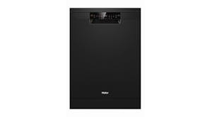 Haier 15 Place Setting 6 Program Freestanding Dishwasher - Black (HDW15F1B1)