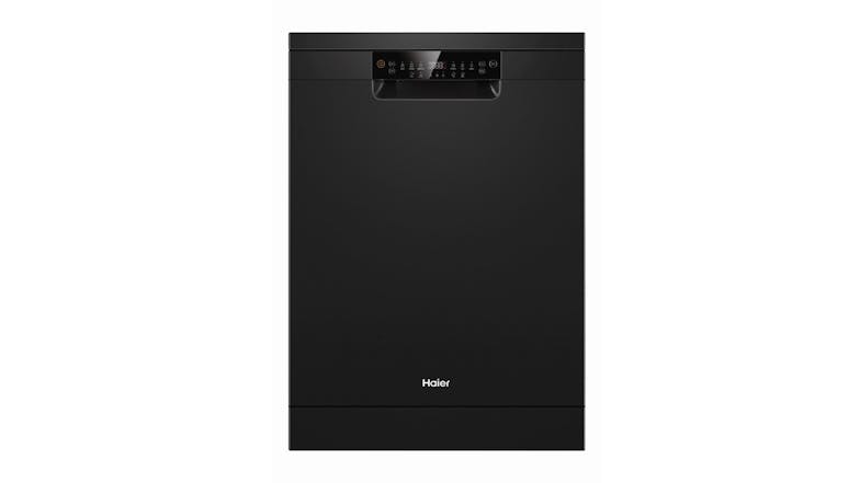 Haier 15 Place Setting 6 Program Freestanding Dishwasher - Black (HDW15F1B1)