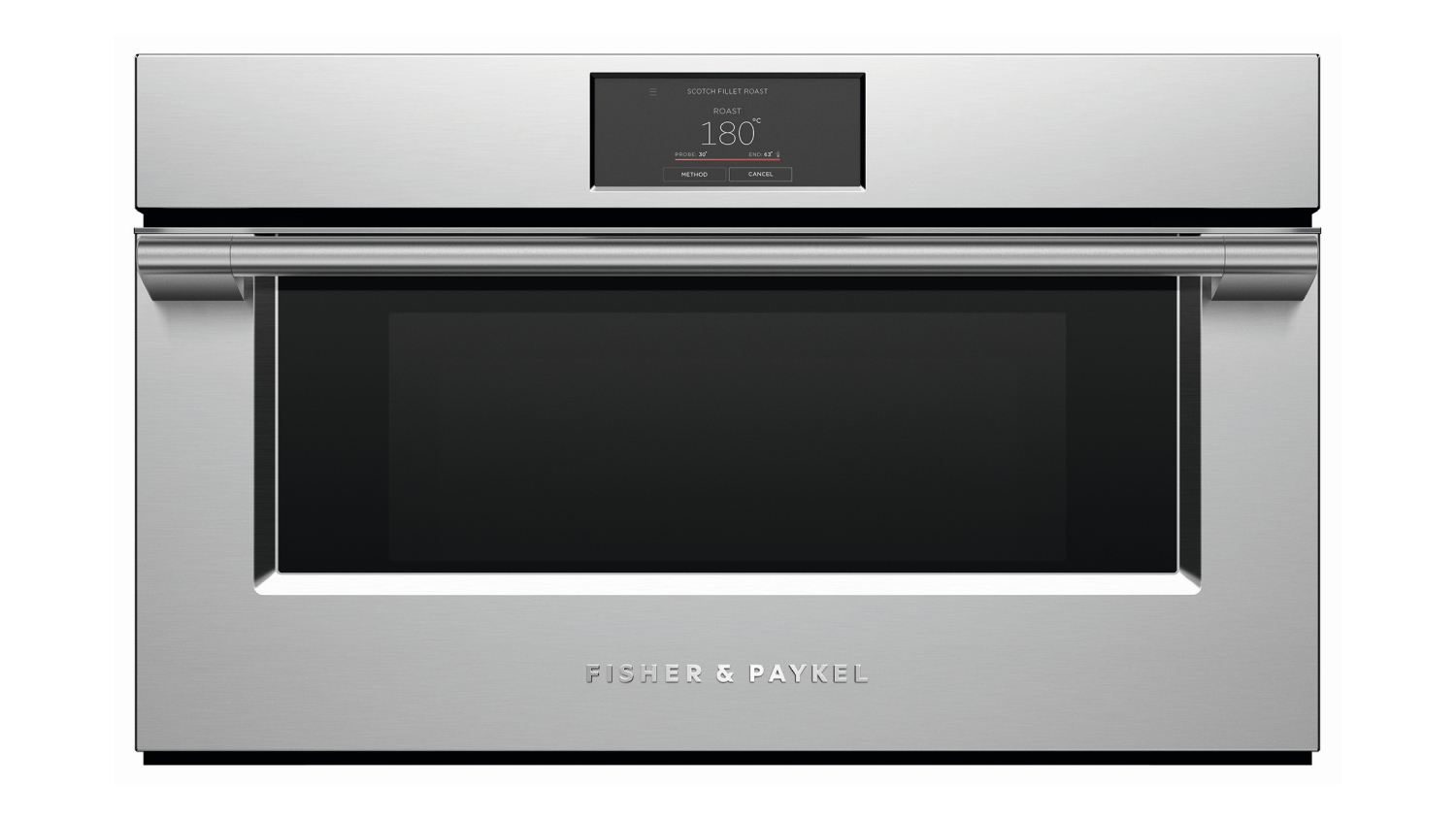 Fisher & Paykel 76cm Built-In Microwave Oven with 22 Functions - Stainless Steel (Series 9/OM76NPTX1)