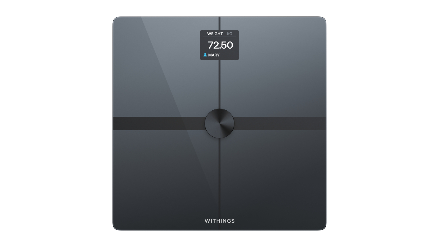 Withings Body Smart Digital Glass Scale in sleek black finish