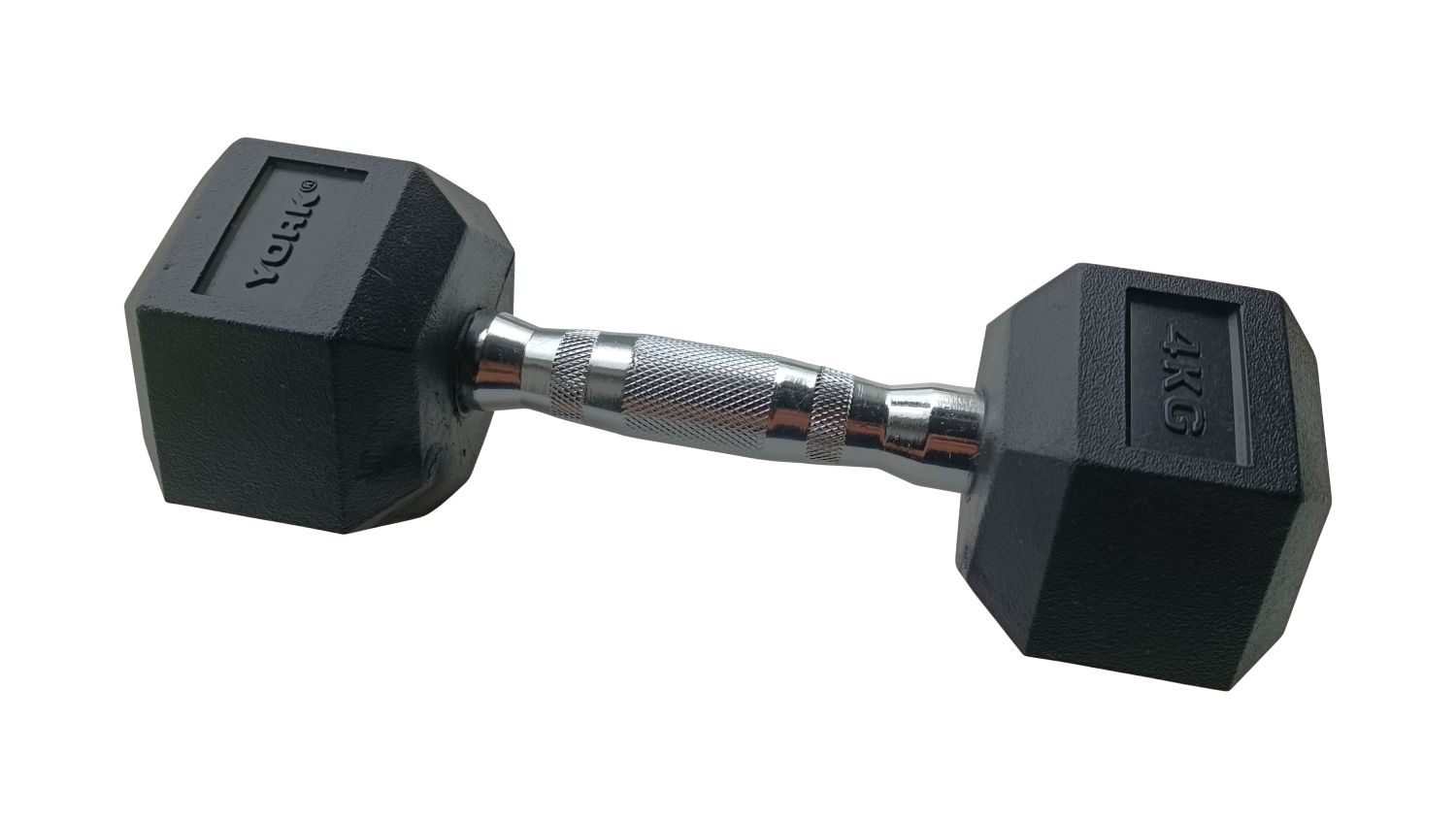 York Hex Cast Iron Dumbbell 4kg