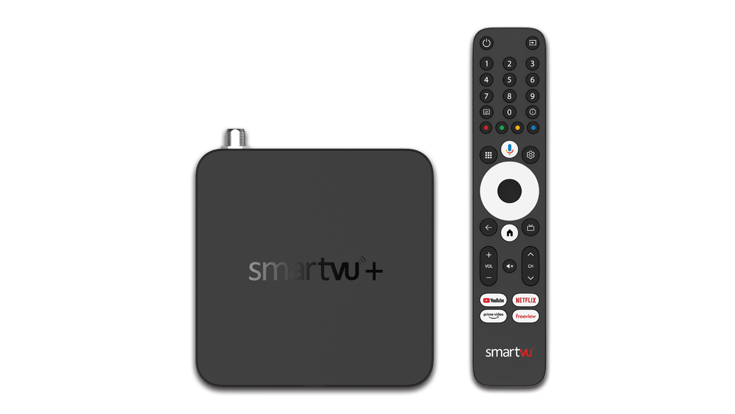 SmartVU+ Freeview Receiver for Satellite & Terrestrial TV - 4K Ultra HD (A7080)