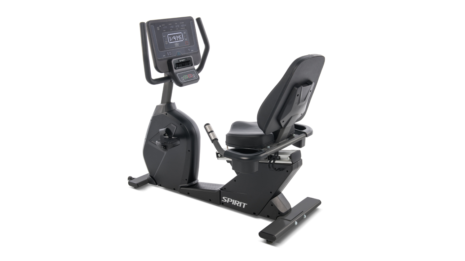 Spirit CR800+ Commercial Grade Recumbent Bike with Bluetooth Connectivity, Pulse Reciever